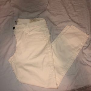 Loft White Jeans